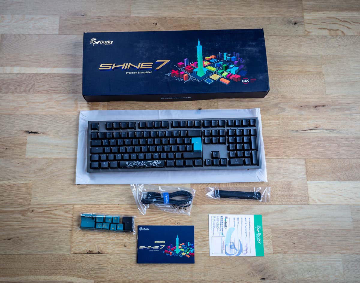 ducky shine 7 unboxing